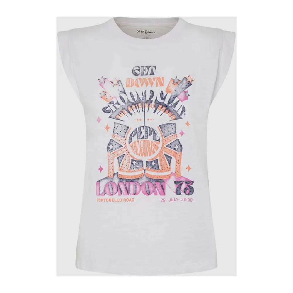 

Футболка с коротким рукавом Pepe Jeans Eloise, белый