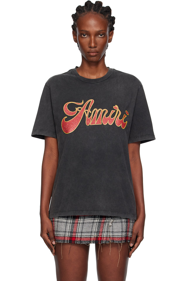 

Классная футболка «Amiri», черный