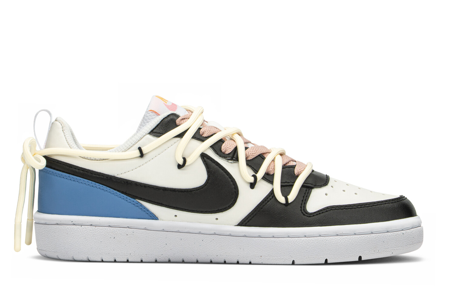 

Кроссовки Nike Court Borough Series Skateboard Shoes Women's Low-Top Black Blue