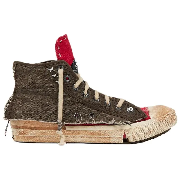 Maison Margiela Любимые до смерти высокие кеды Canvas женские brown — фото 3