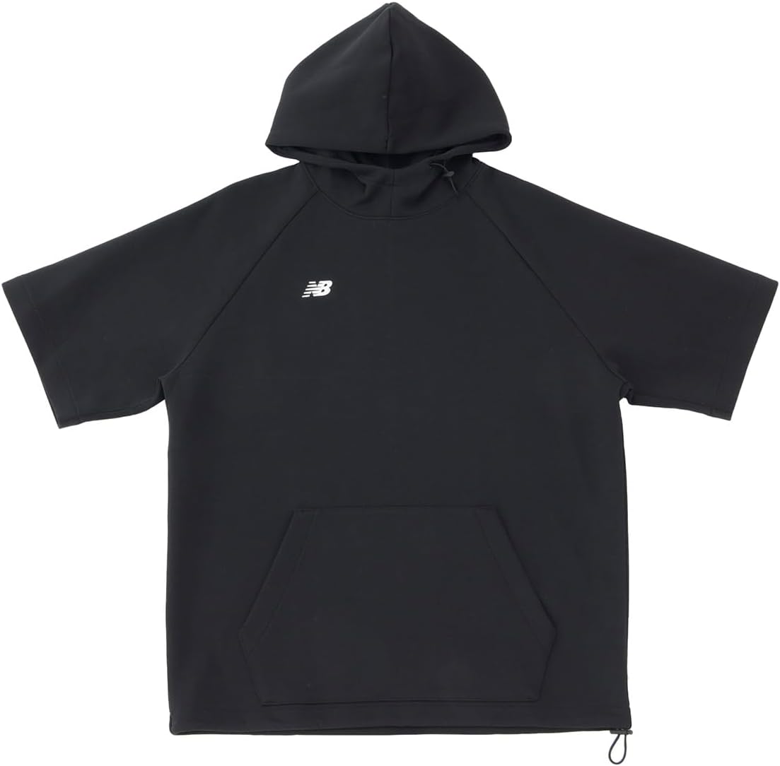 

Толстовка New Balance BP Fleece с коротким рукавом (MT41708) для мужчин и женщин, идеально подходит для бейсбола и тренировок, черный