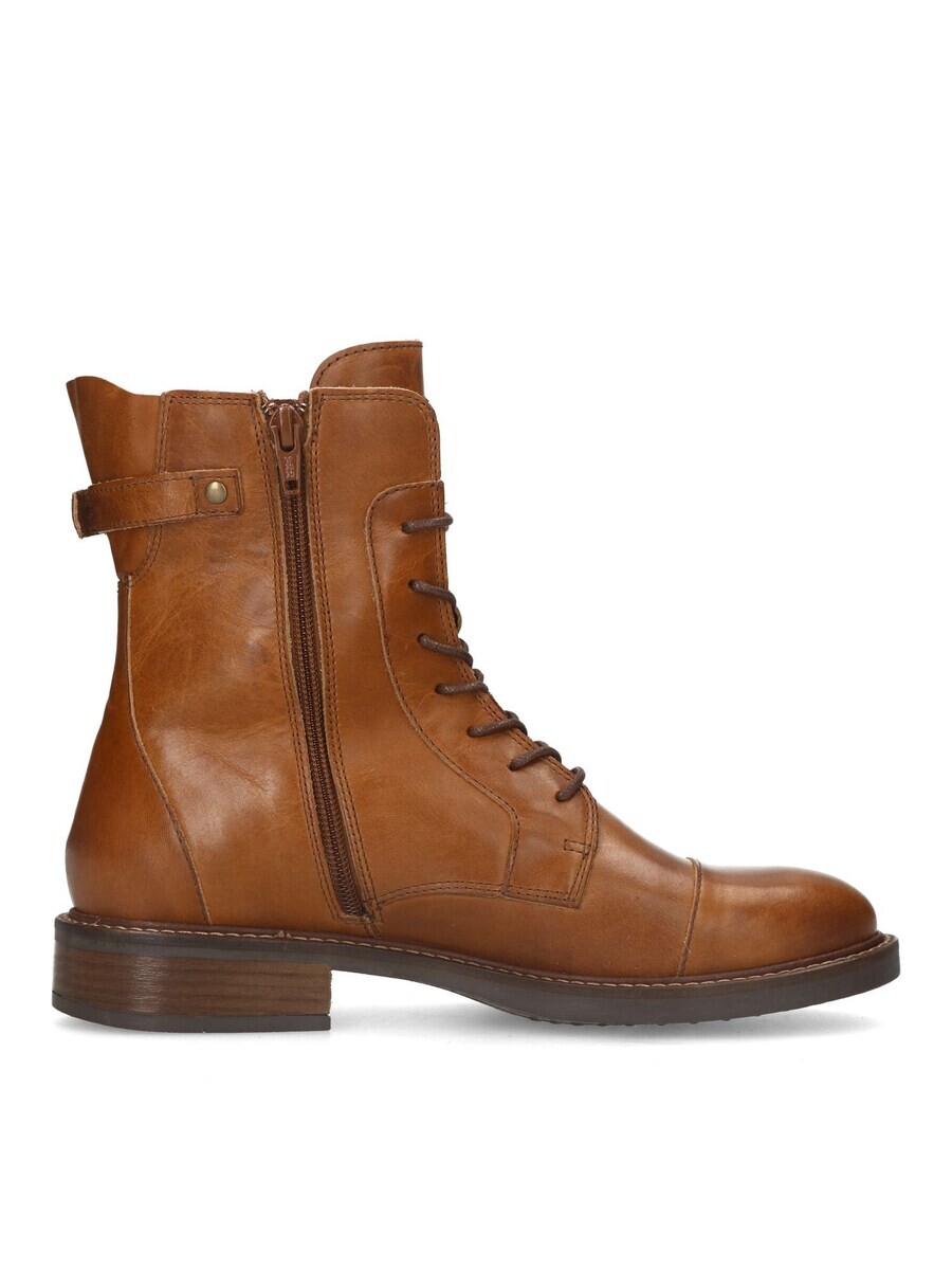 Ботильоны на шнуровке MANFIELD Lace-Up Ankle Boots, коричневый — фото 4