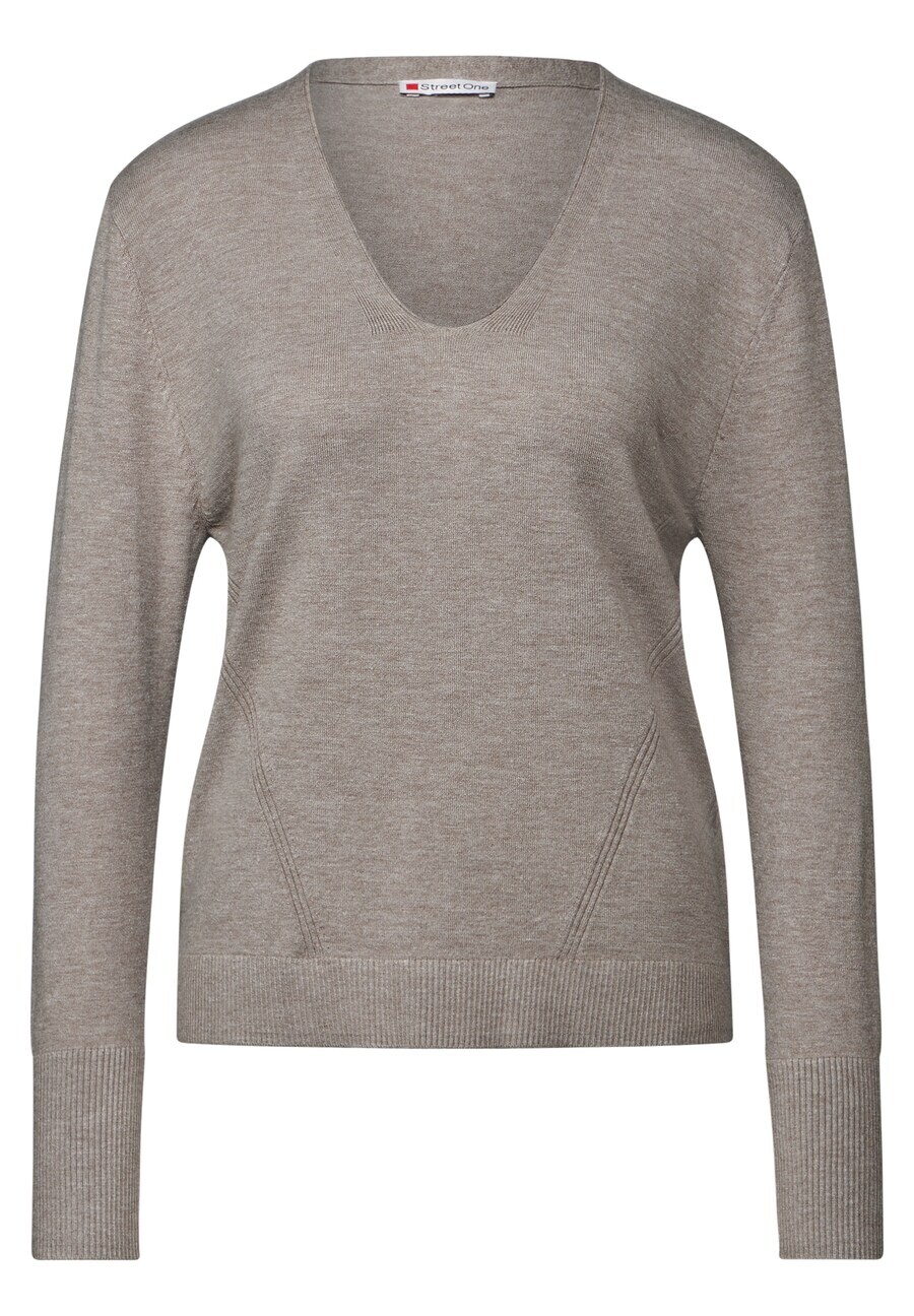 

Базовый свитер STREET ONE Sweater, бежевый