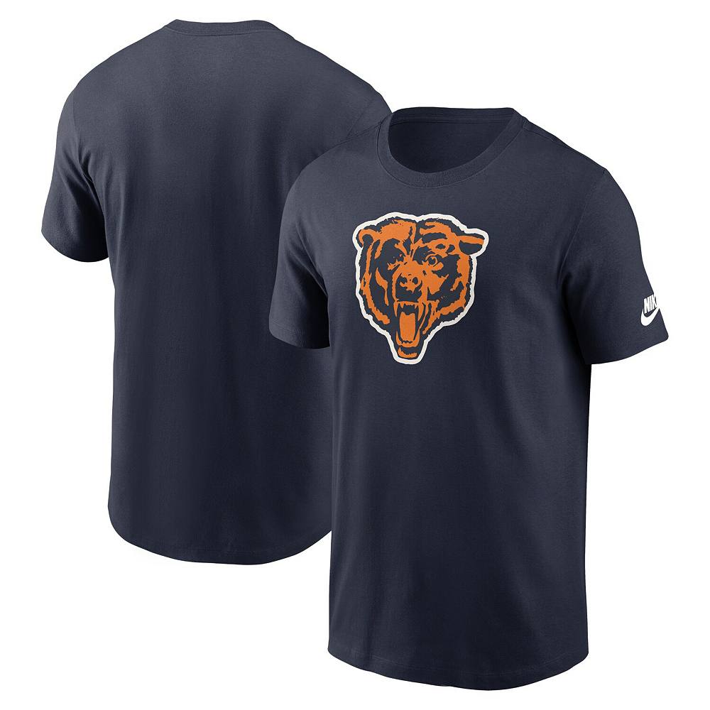 

Мужская темно-синяя футболка с логотипом Nike Chicago Bears Rewind Essential, цвет Brs Navy