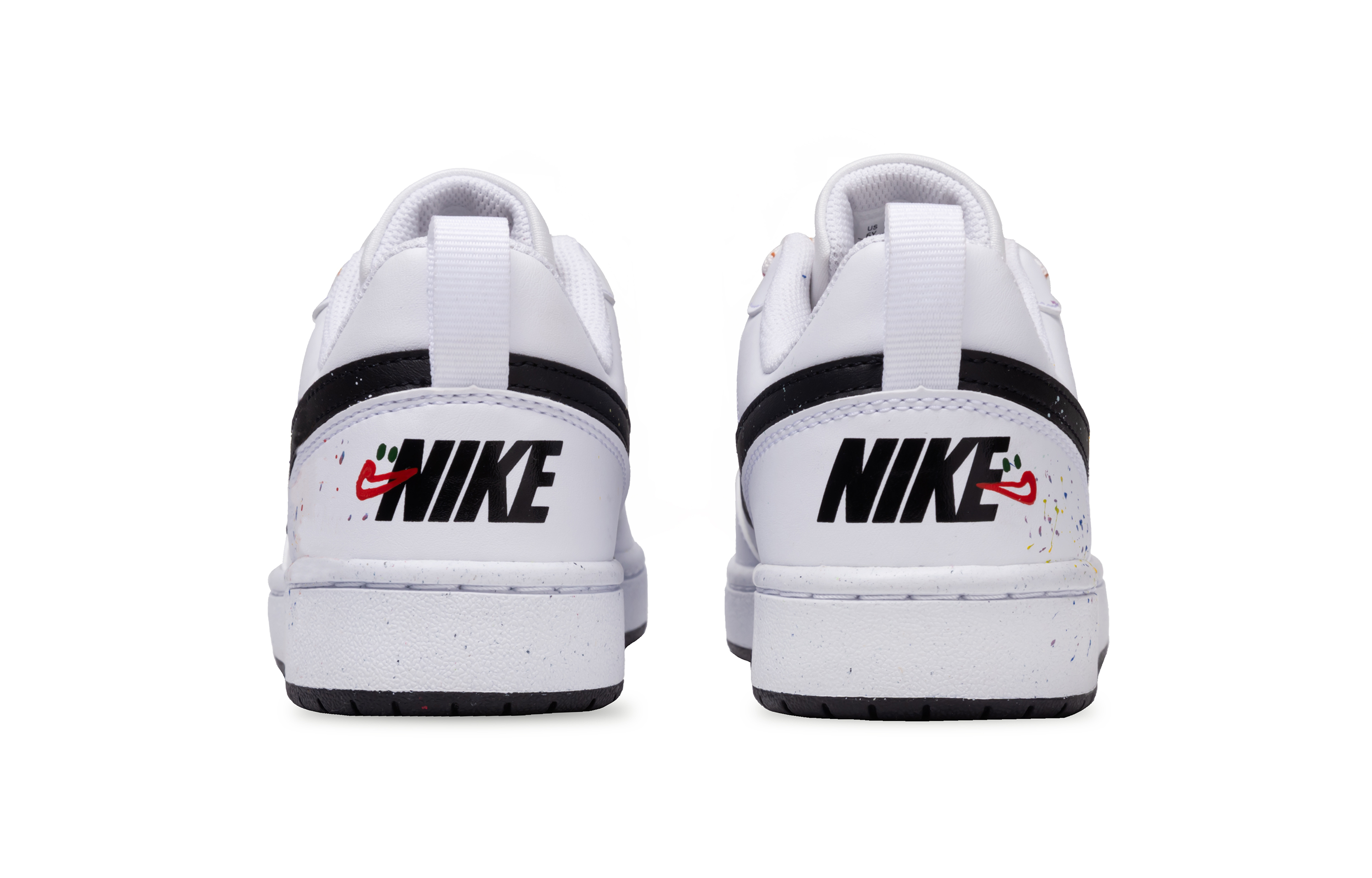 Дышащие низкие кроссовки для скейтбординга Court Borough для детей и подростков Nike, белый — фото 4