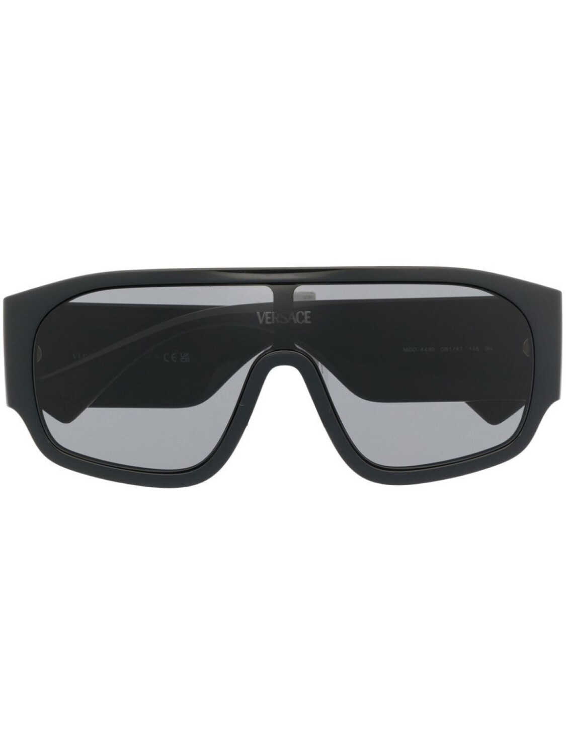 

Солнцезащитные очки-пилоты Versace Eyewear, черный