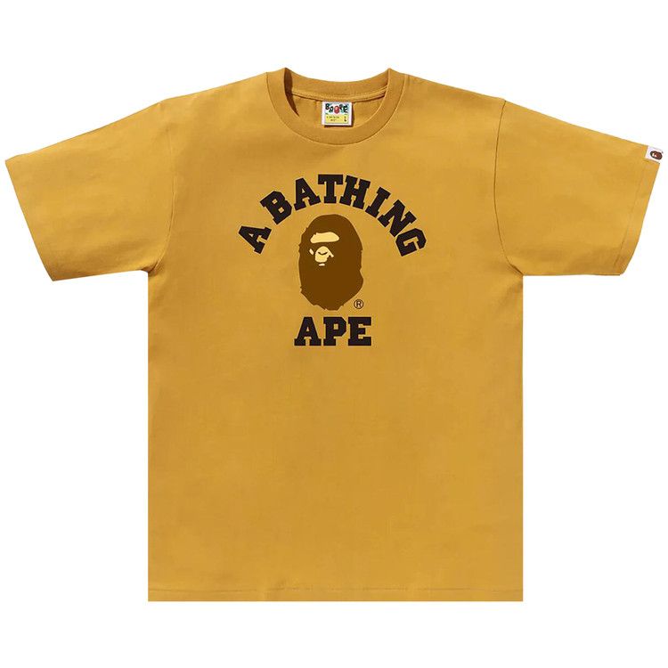 

Футболка BAPE College Tee, Yellow