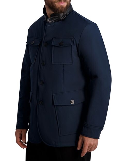 

Пуховик-пиджак KARL LAGERFELD PARIS, цвет Blue