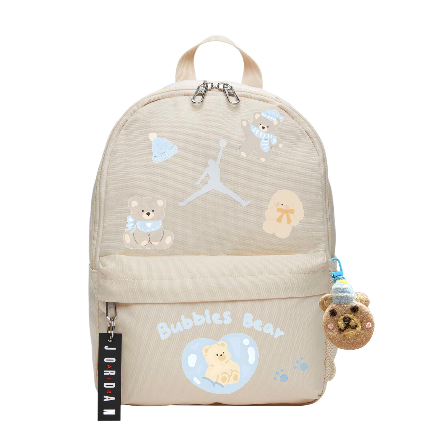 

Jordan Полиэстеровый рюкзак унисекс жемчужно-белый, Молочный, Jordan Полиэстеровый рюкзак унисекс жемчужно-белый