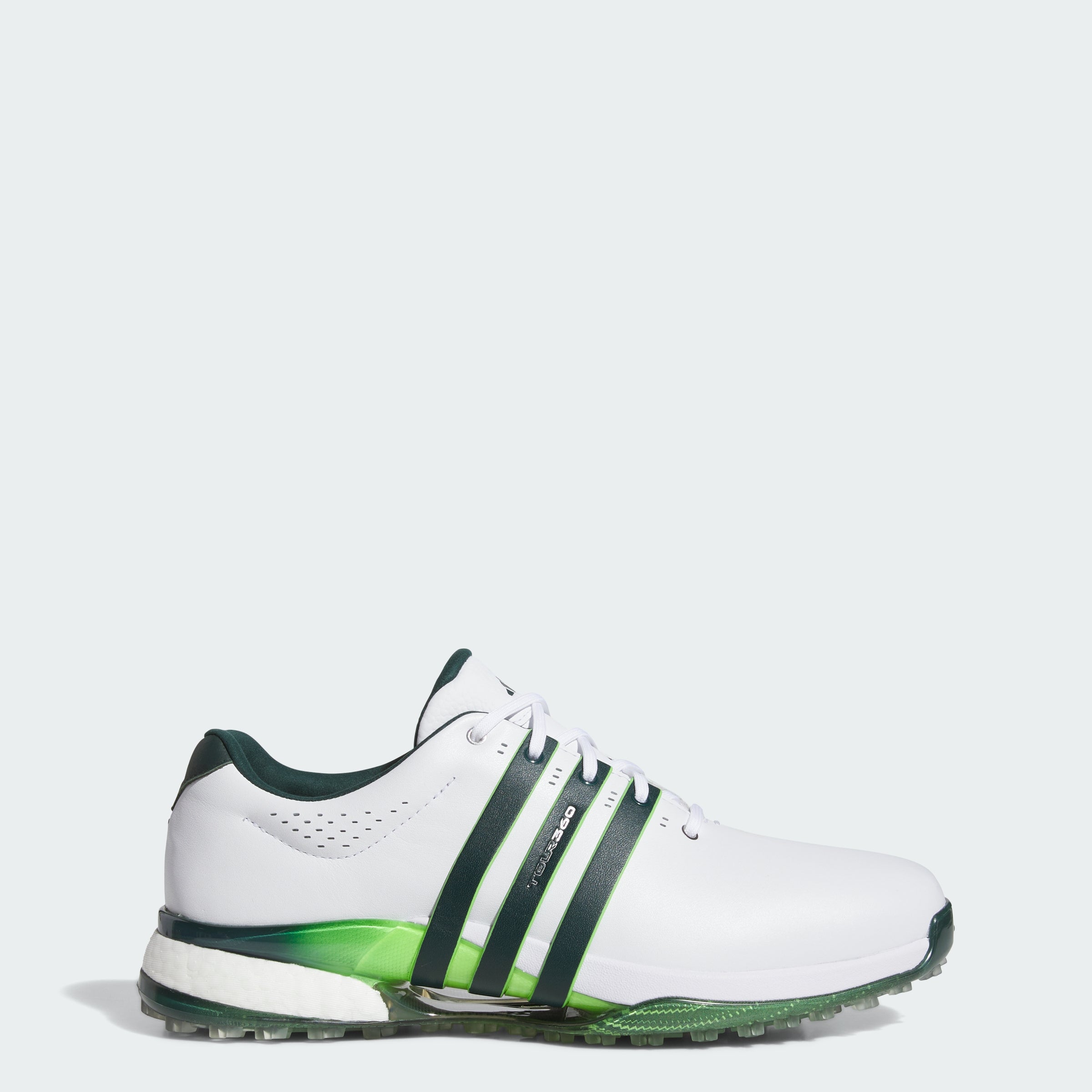 

Мужские гольф-кроссовки Adidas Tour360 25 без шипов, cloud white/aurora ivy/lime burst