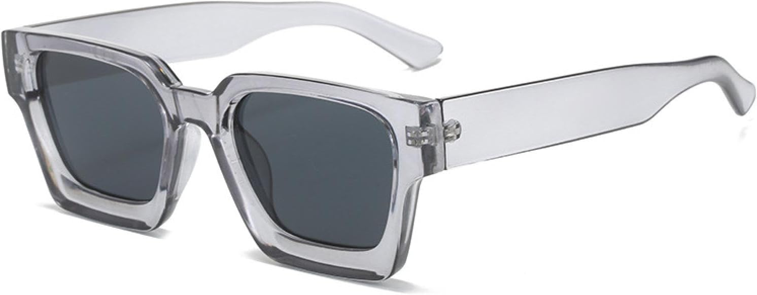 

Модные солнцезащитные очки конфетных цветов для женщин, винтажные градиентные очки с защитой от УФ-излучения UV400, мужские солнцезащитные очки в стиле панк VVTWSSW, Grey Grey