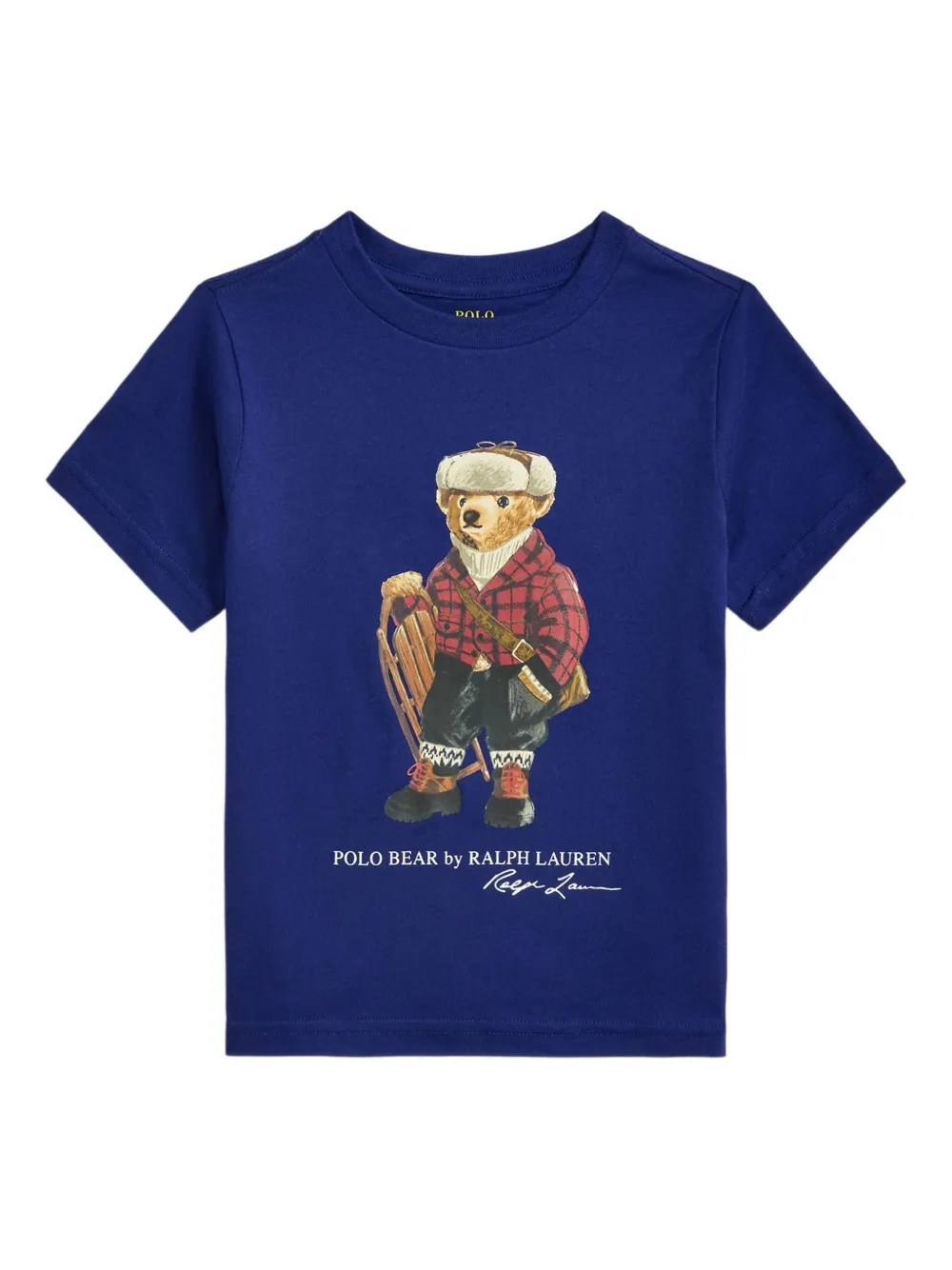 

Футболка с круглым вырезом Polo Ralph Lauren Kids, синий