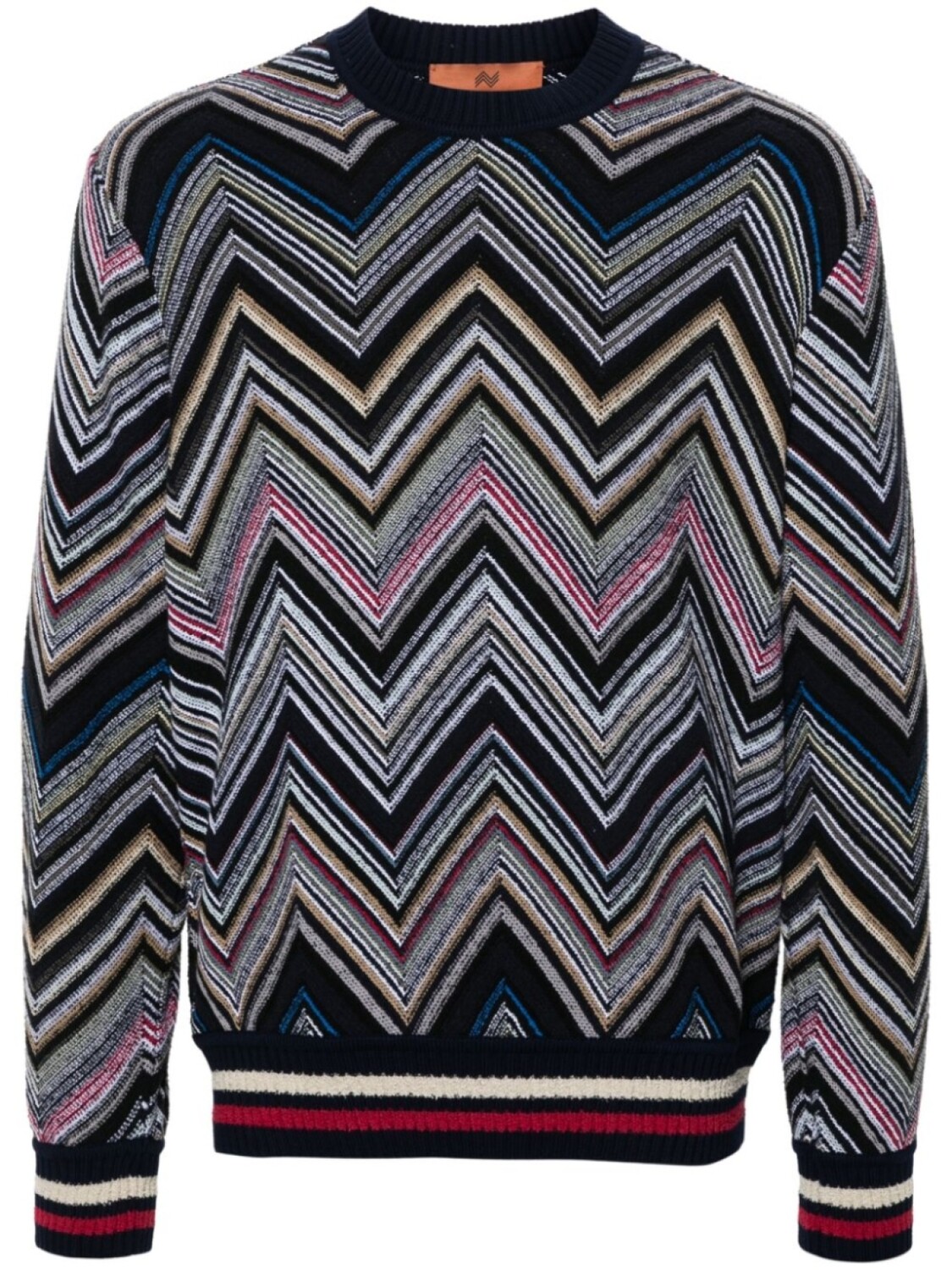 

Missoni джемпер с узором шеврон, синий