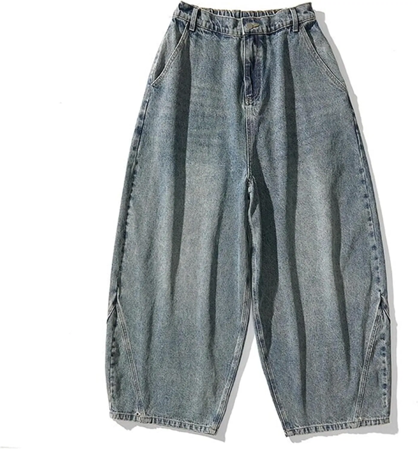 Джинсы свободные Baggy Dark Blue — фото 3