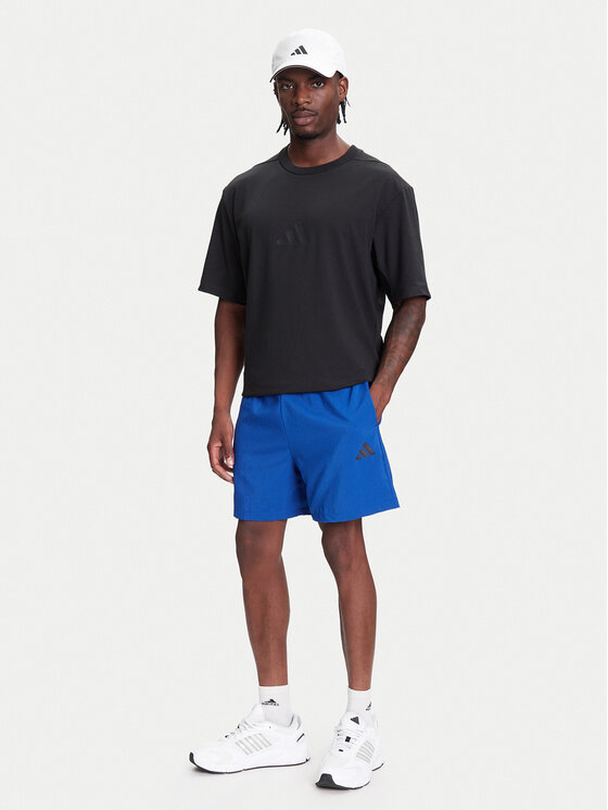 Спортивные шорты обычного кроя Essentials Small Logo Chelsea JF1116 Adidas, синий — фото 2