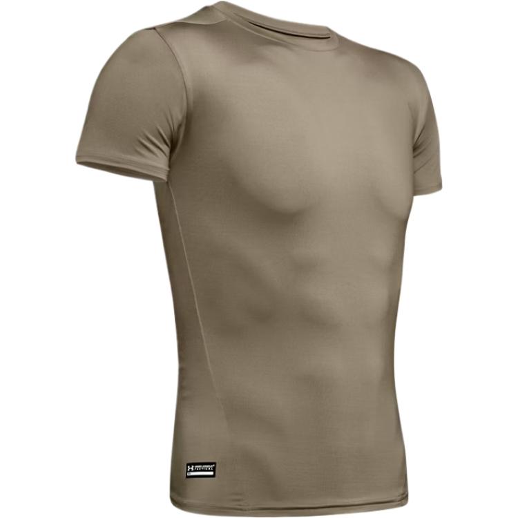 

Футболка TacticalHeatGear мужская tan Under Armour, Tan