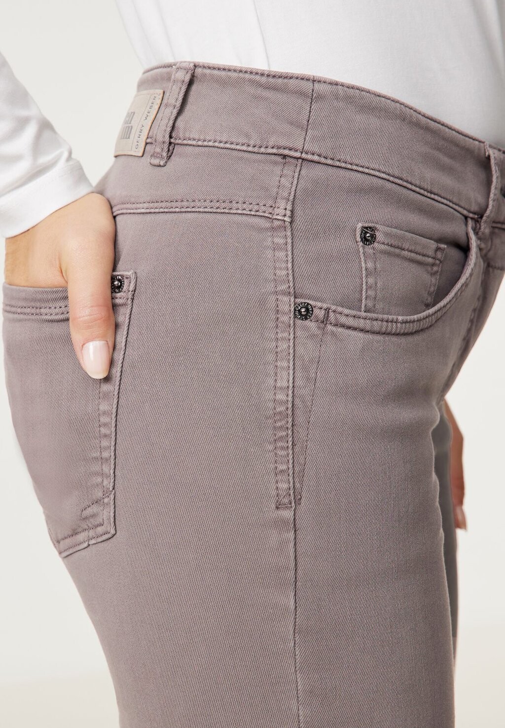 

Джинсы облегающего кроя POCKET SOLINE BESTME Gerry Weber, коричневый