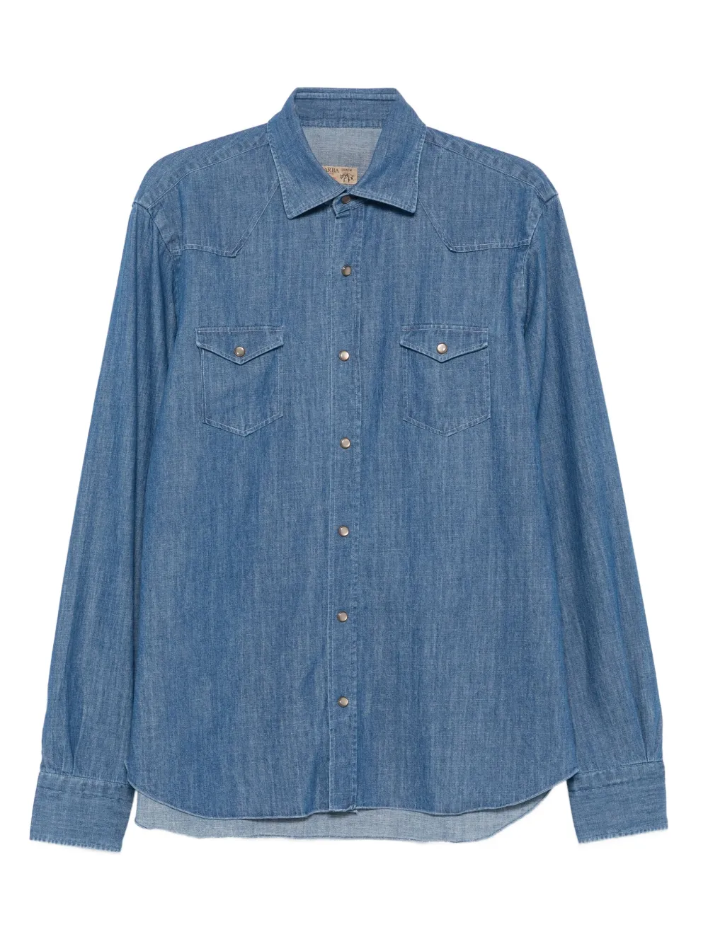 

Джинсовая рубашка с карманами Barba, синий