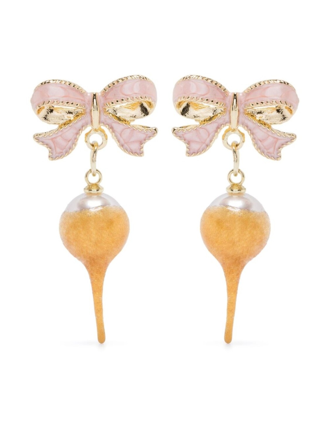 

Ottolinger серьги Bow Pearl, золотой