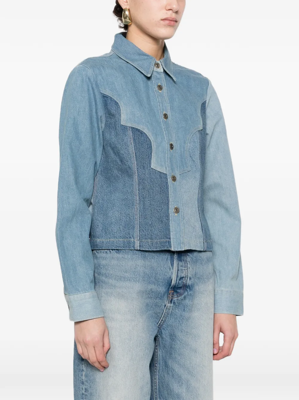 Стеганная куртка на пуговицах Levi'S, синий — фото 3