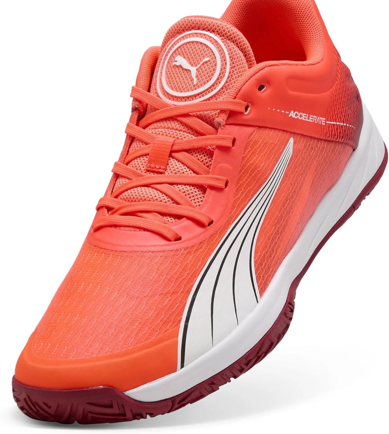 PUMA (Пума) Мужские кроссовки Accelerate Turbo 108041, темно-багровый — фото 2
