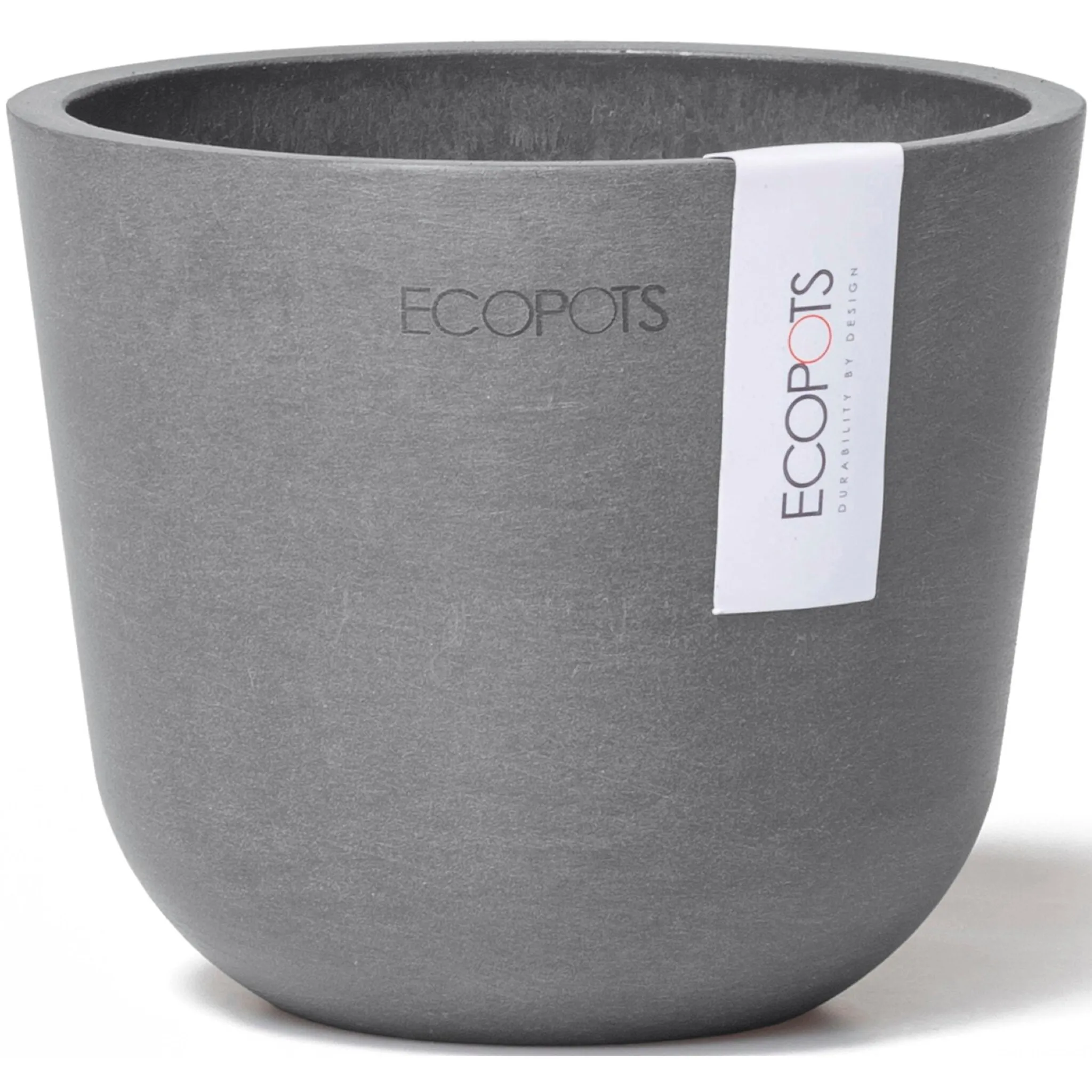 

Цветочный горшок ECOPOTS «Oslo Mini 11.5 Grey», для использования в помещении, серый