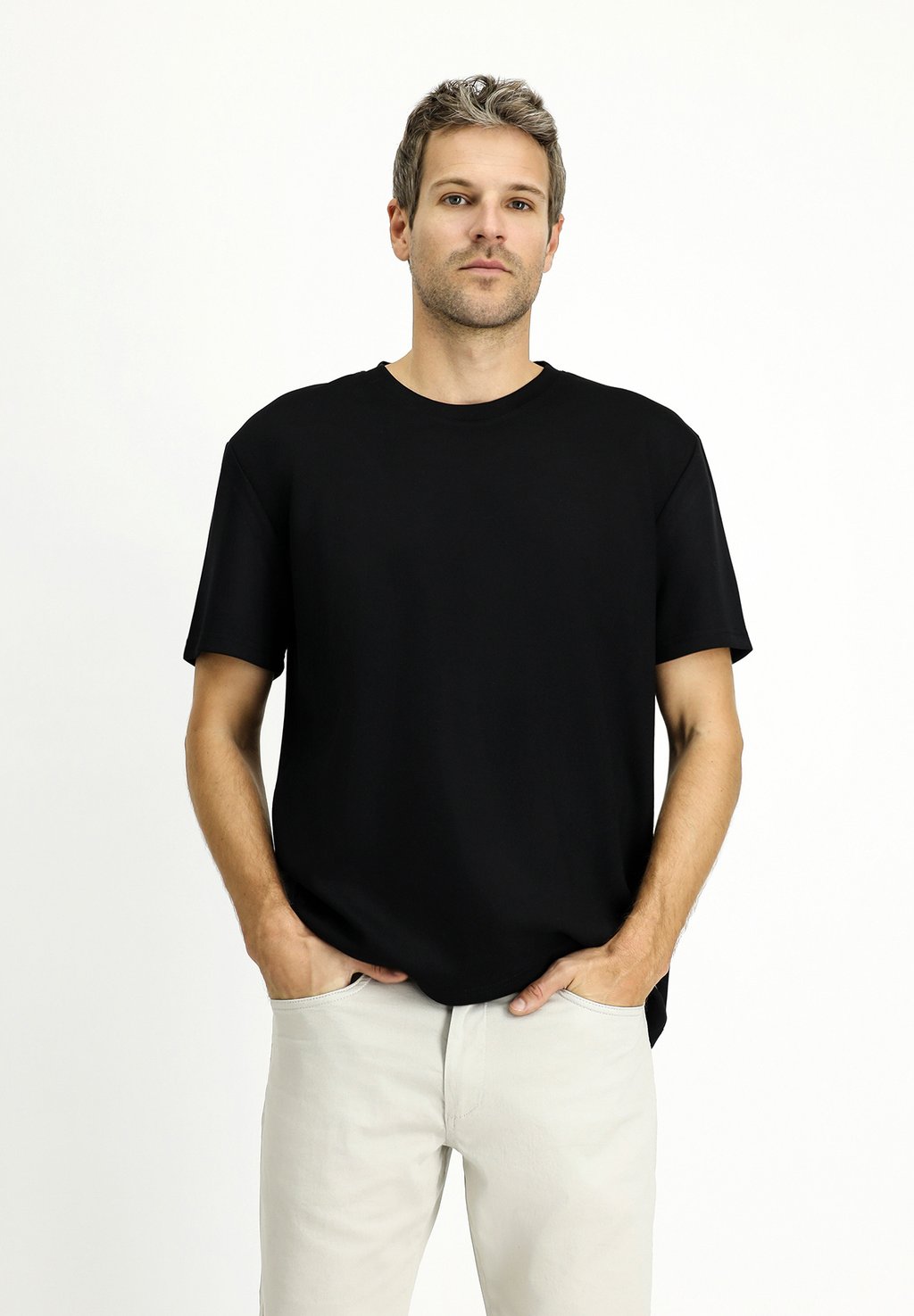 

Базовая футболка CREW NECK Kigili, черный