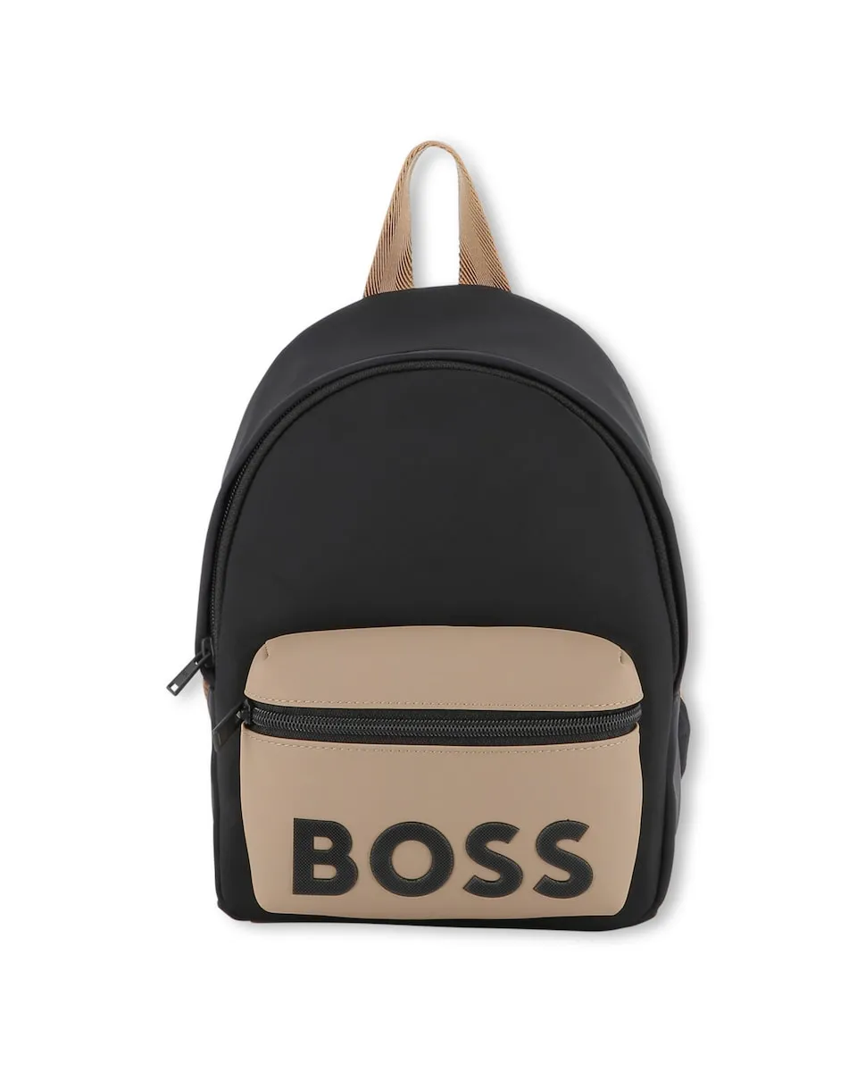 

Черный рюкзак для мальчиков из полиэстера BOSS Kidswear