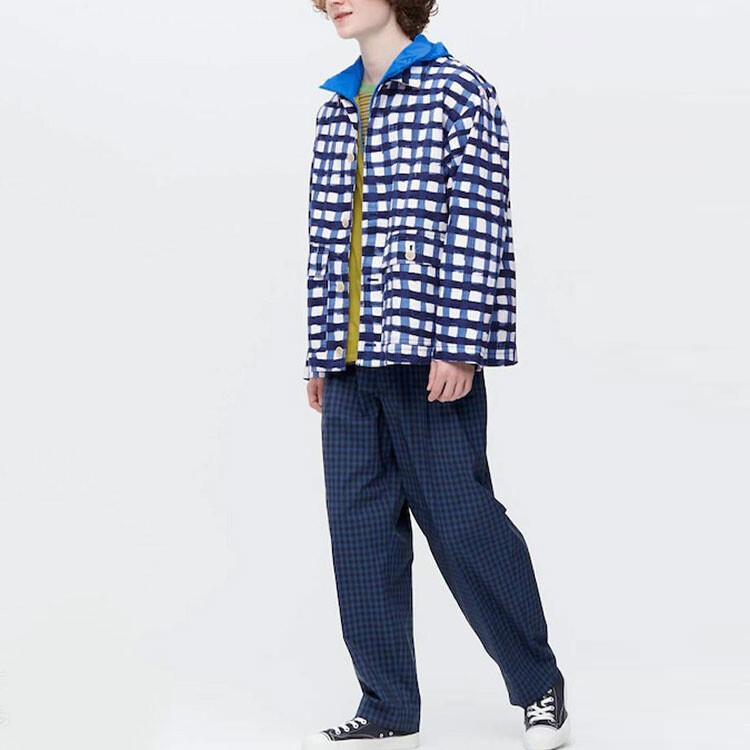 Повседневные брюки Marni Co-Branding Unisex Sea Blue Uniqlo, цвет Sea Blue — фото 3