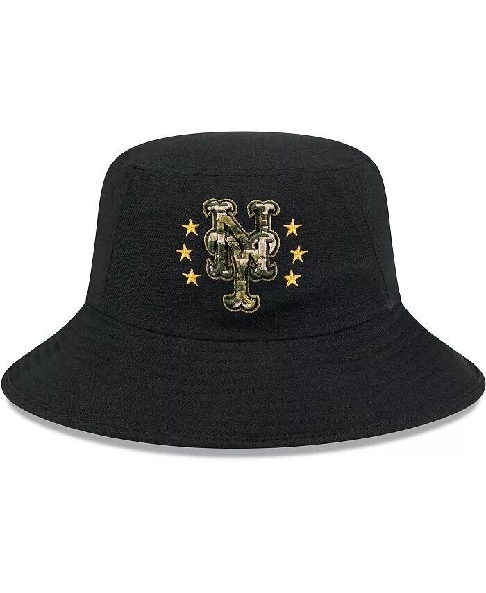 

Мужская черная панама New York Mets 2024 ко Дню вооруженных сил New Era