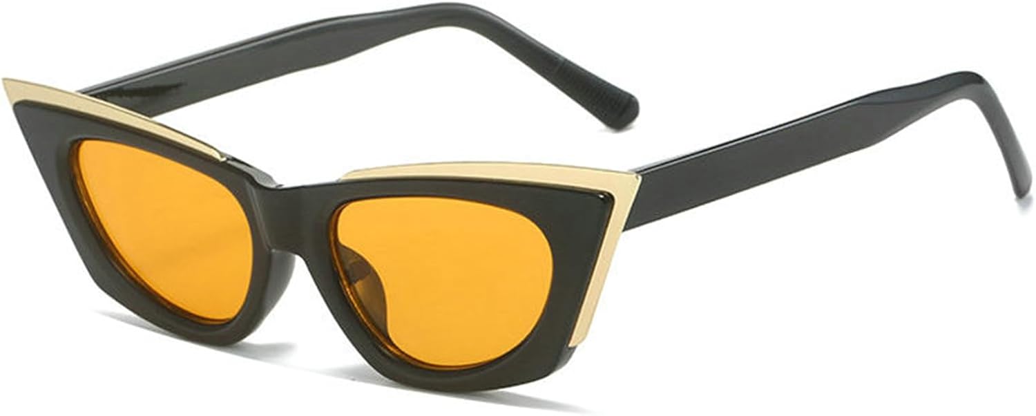 

Солнцезащитные очки Willochra «кошачий глаз» для женщин, роскошные винтажные зеленые солнцезащитные очки для мужчин и женщин, для активного отдыха и путешествий, защита от ультрафиолета UV400 F27, Orange