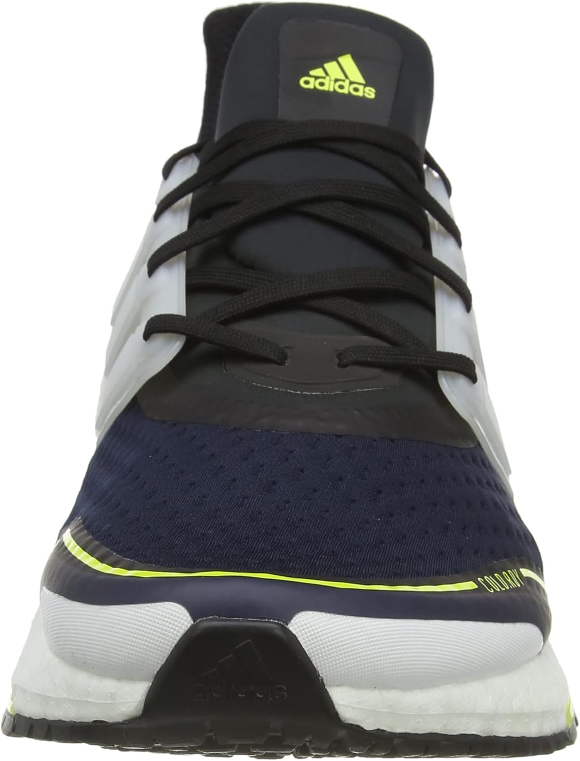 Мужские кроссовки для бега adidas Ultraboost 21, белый/желтый — фото 2
