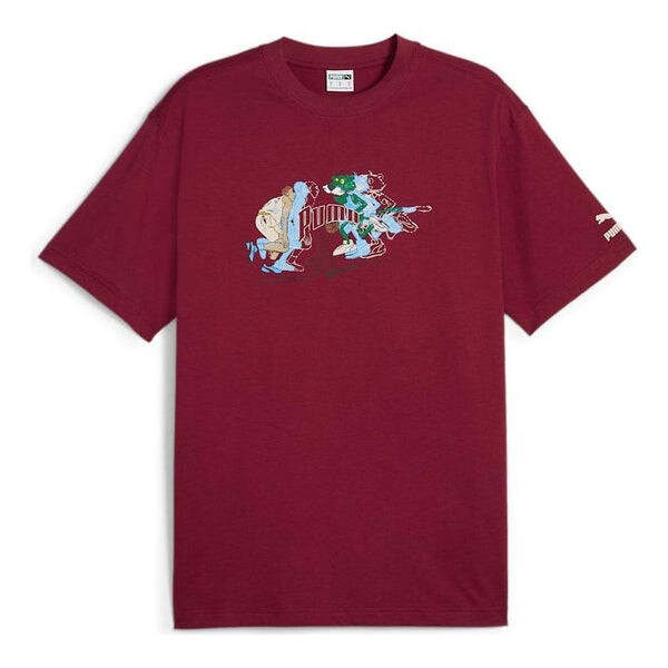 

Футболка herren team for the fanbase t-shirt 'red' Puma, красный