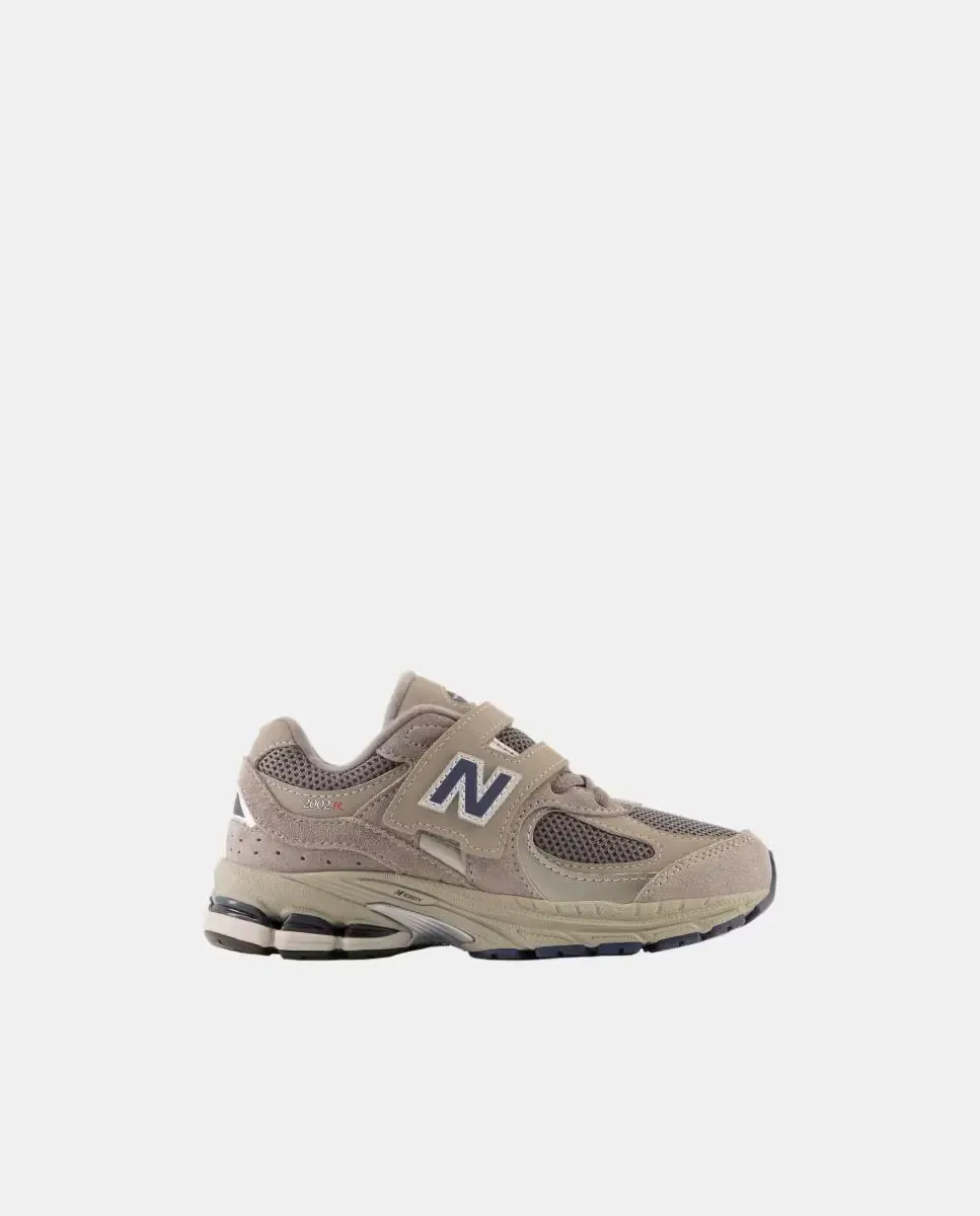Детская повседневная обувь 2002 на липучке New Balance, серый
