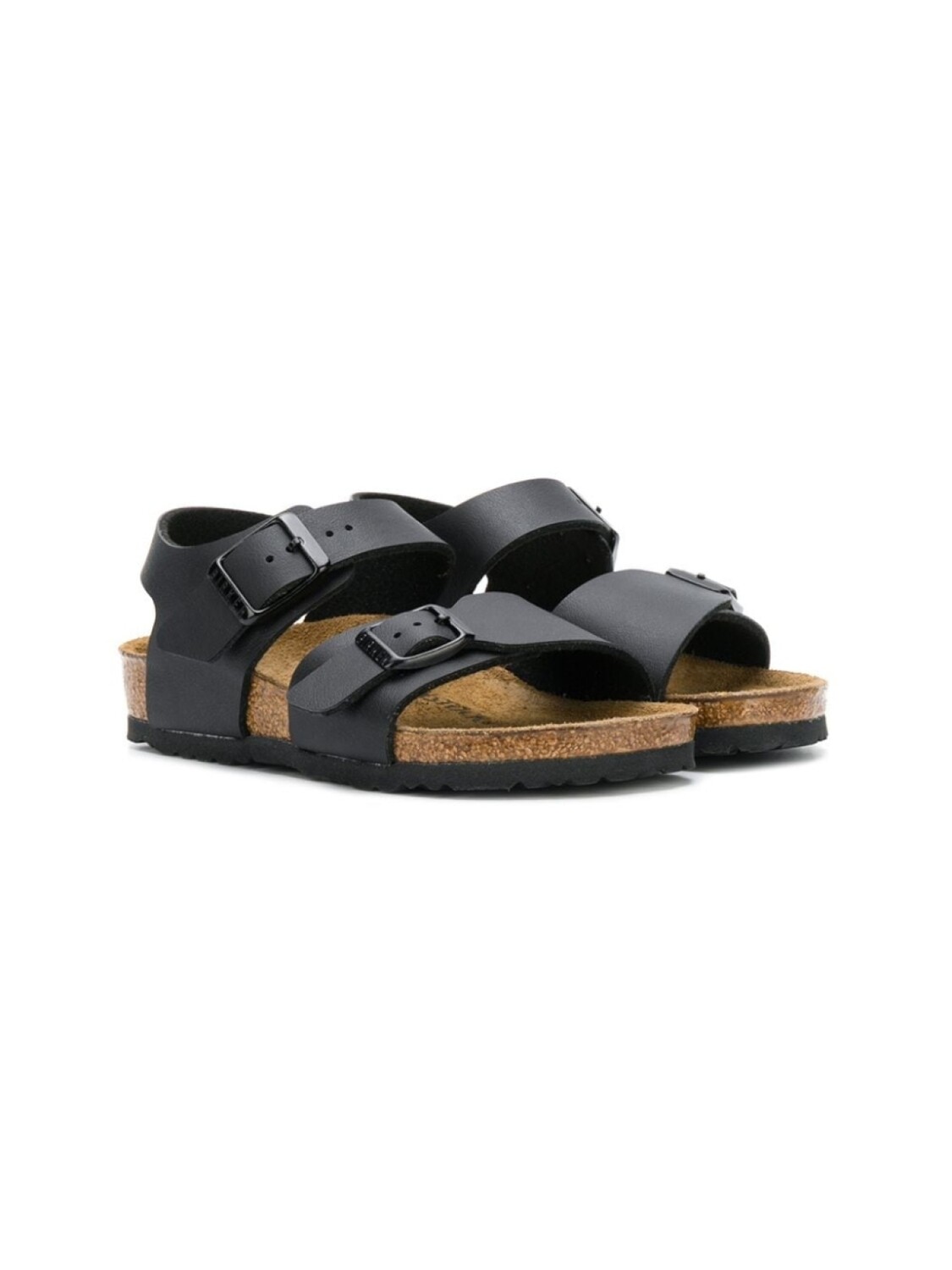 

Birkenstock сандалии с пряжками, черный