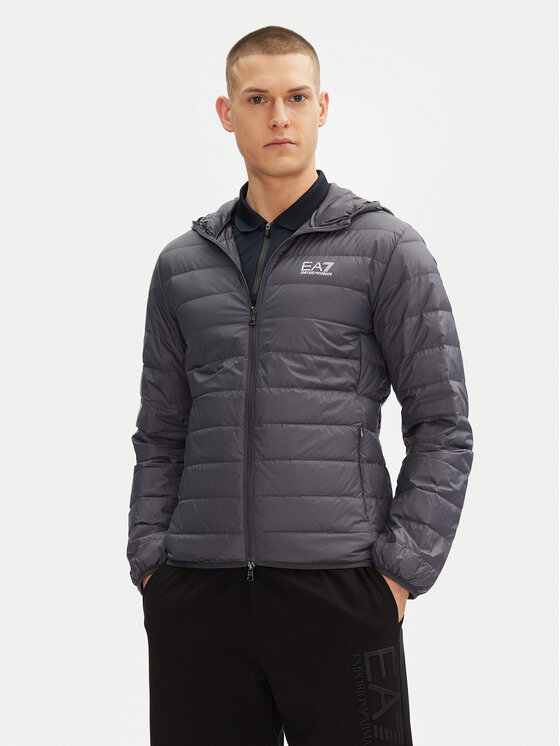 

Пуховик стандартного кроя 8NPB24 PNGPZ U8115 Ea7 Emporio Armani, серый