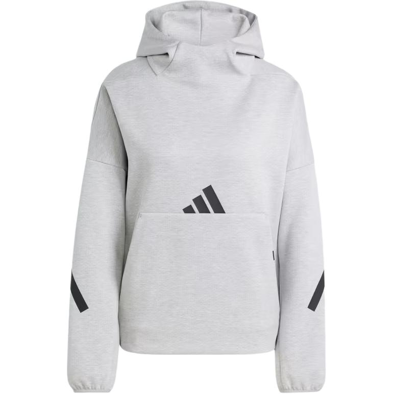 Z.N.E. Толстовка с капюшоном Женская Серая Adidas — фото 2