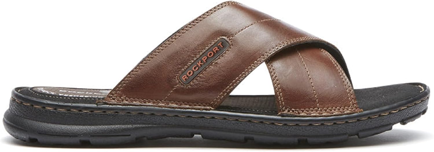 Мужские сандалии Rockport Darwyn Xband, коричневый — фото 4
