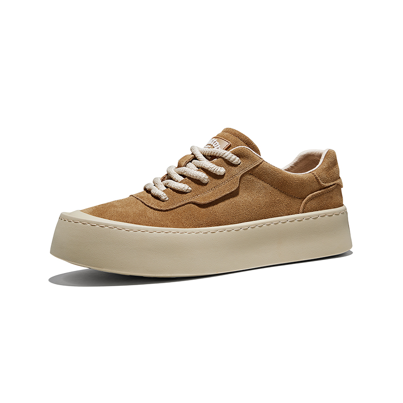 

Hautton Jeans Износостойкие мужские скейтерские кеды низкие черные с земляно-желтым, цвет Earth Yellow