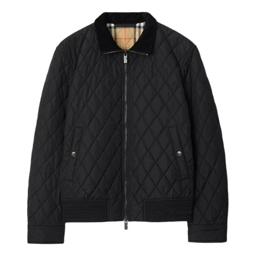 Куртка Burberry Стеганая нейлоновая, черный, черный