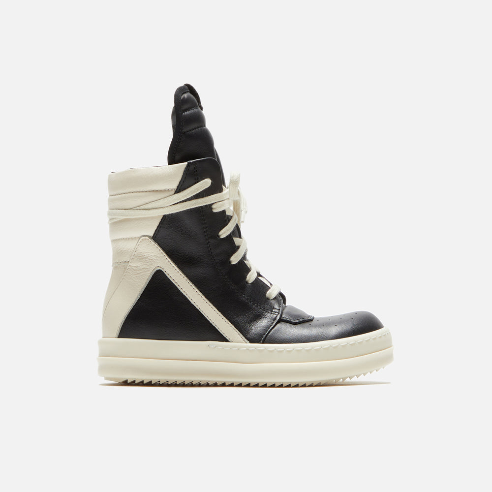 

Кроссовки Rick Owens Kids Geobasket, цвет Black/Milk/Milk Scarpe in Pelle