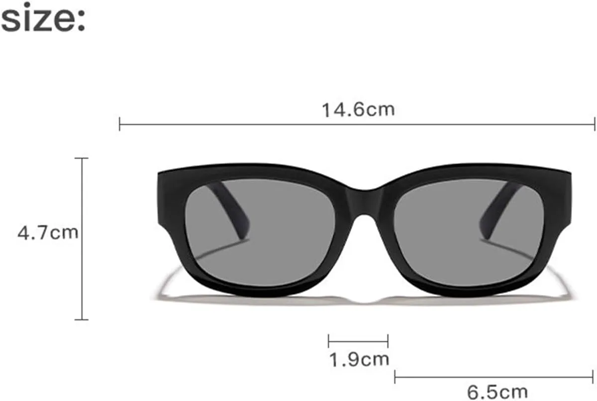 

Солнцезащитные очки Willochra Vintage Square Y2K для мужчин, толстая оправа, «кошачий глаз», градиентные солнцезащитные очки для женщин, очки для активного отдыха, C3