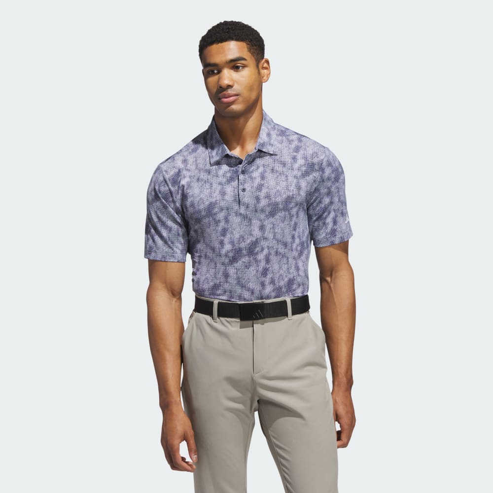 

Спортивная футболка Adidas Ultimate365 Textured Print Polo Shirt, цвет Collegiate Navy/White