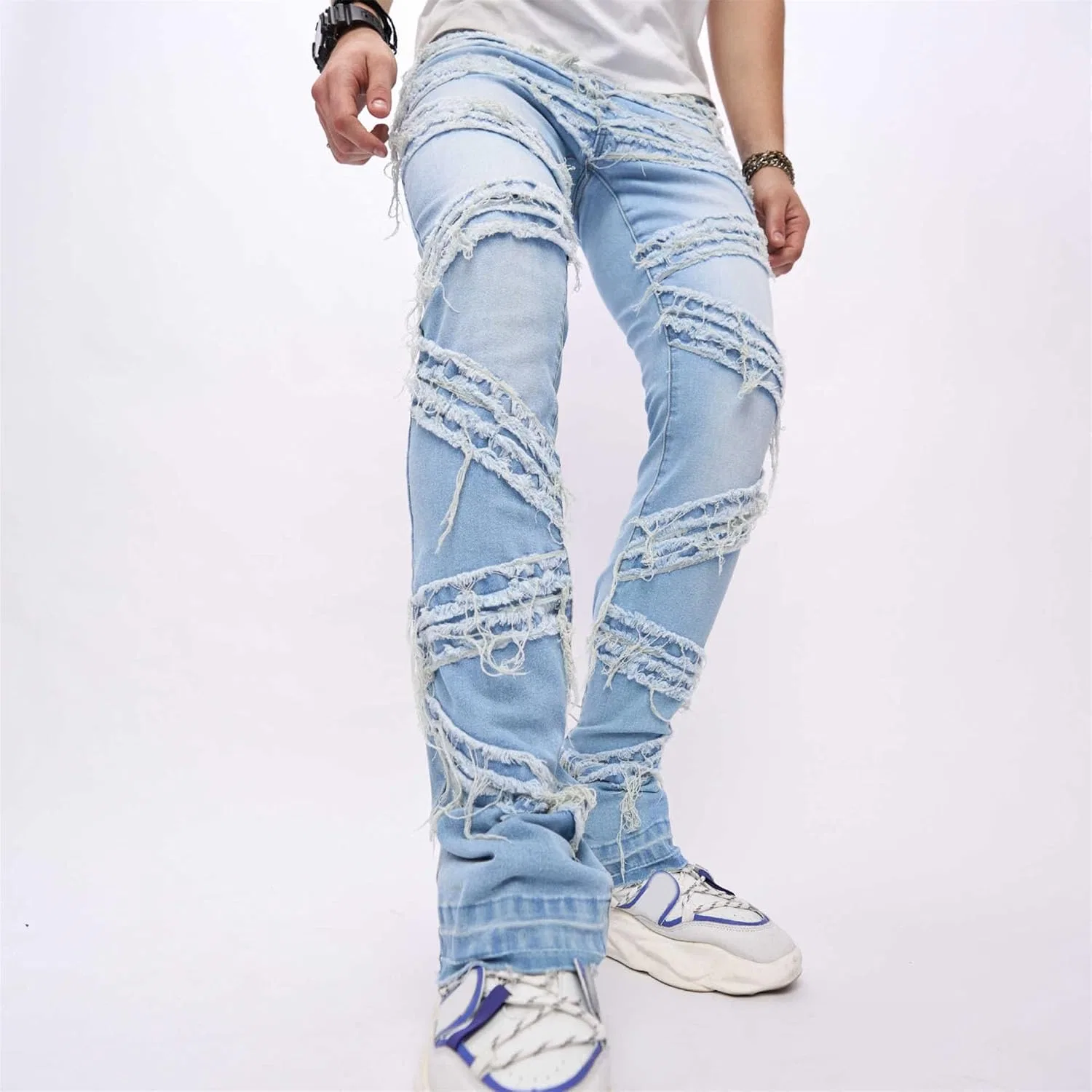 Джинсы slim fit, Light Blue — фото 2