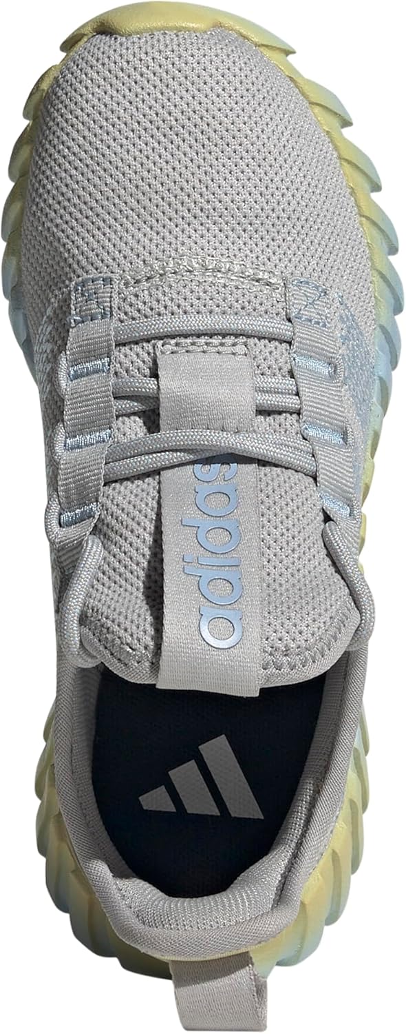 Детские кроссовки Adidas Kaptir Flow (унисекс), синий/желтый/серый — фото 3