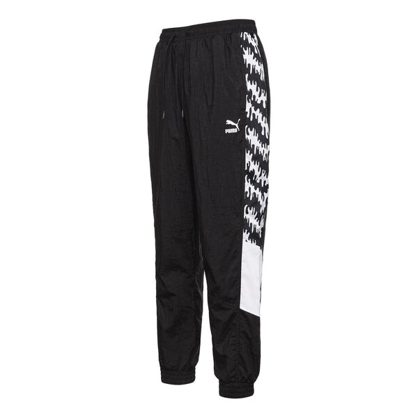 

Брюки tailored for sport og ao track pants 'black white' Puma, черный