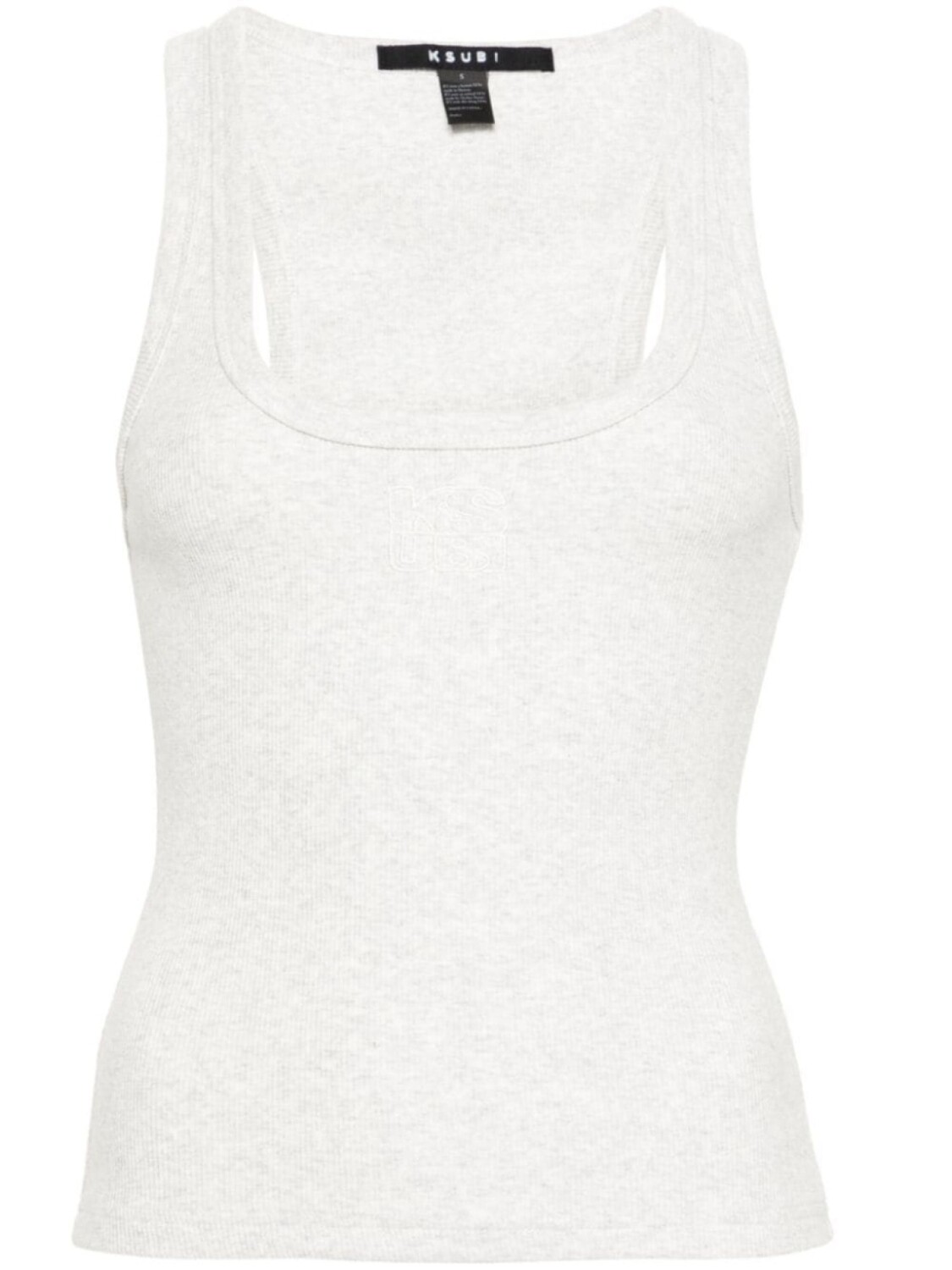 

Ksubi топ Stacked Origin в рубчик, серый