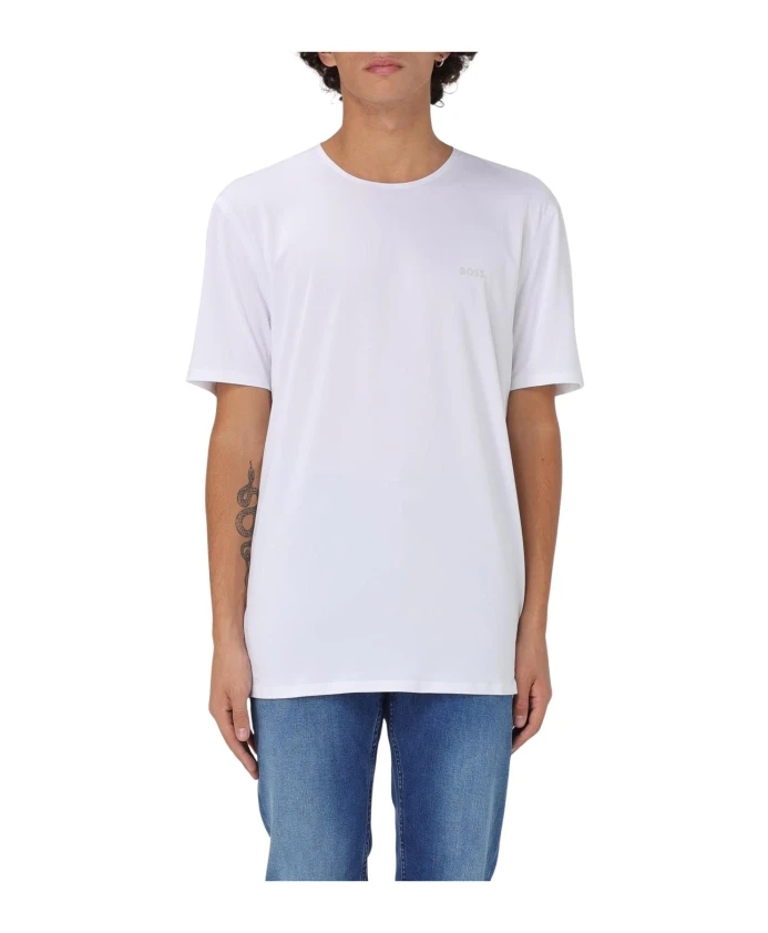 

Футболка с короткими рукавами и круглым вырезом Hugo, белый