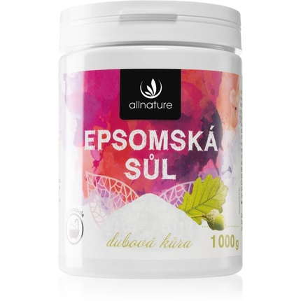 

Соль Эпсома для ванн с корой дуба 1000 г Allnature