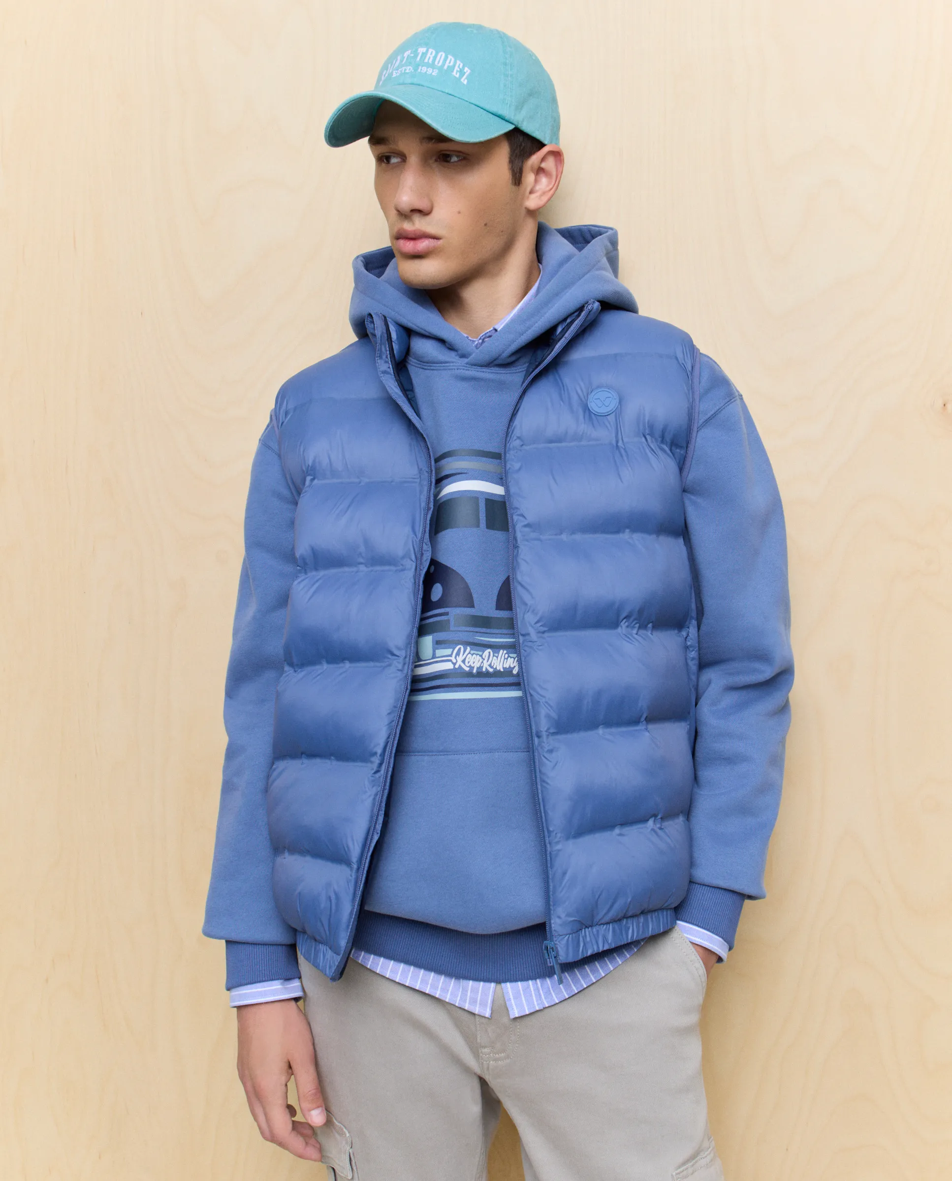 

Легкий водоотталкивающий стеганый жилет для мужчин Easy Wear, синий